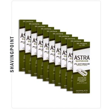 Astra Superior Platinum scheermesjes - Double Edge Blade - 10 dozen