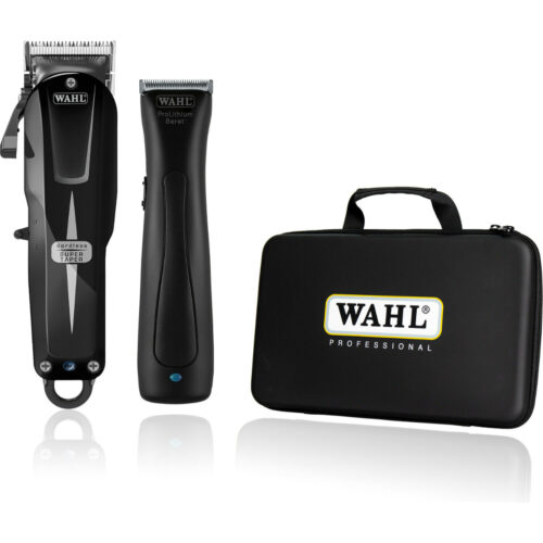 Wahl Cordless Combo Super Taper & Beret black in case limited Edition